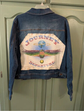 Journey Upcycled Denim Jacket One of a Kind